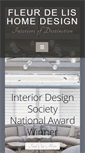 Mobile Screenshot of fleurdelishomedesign.com